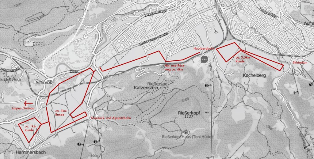 Loipenplan Garmisch